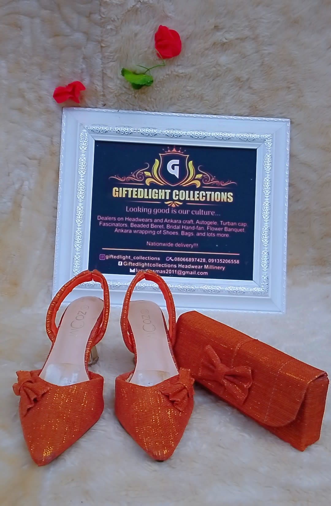 Handmade wrapped shoe